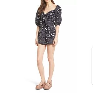 NWOT Lagoon Puff Sleeve Romper